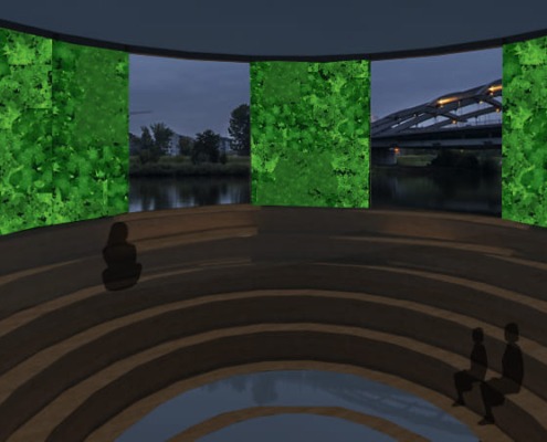 UNDÉCIMO RENDER EDITADO CON PAREDES LUMINOSAS